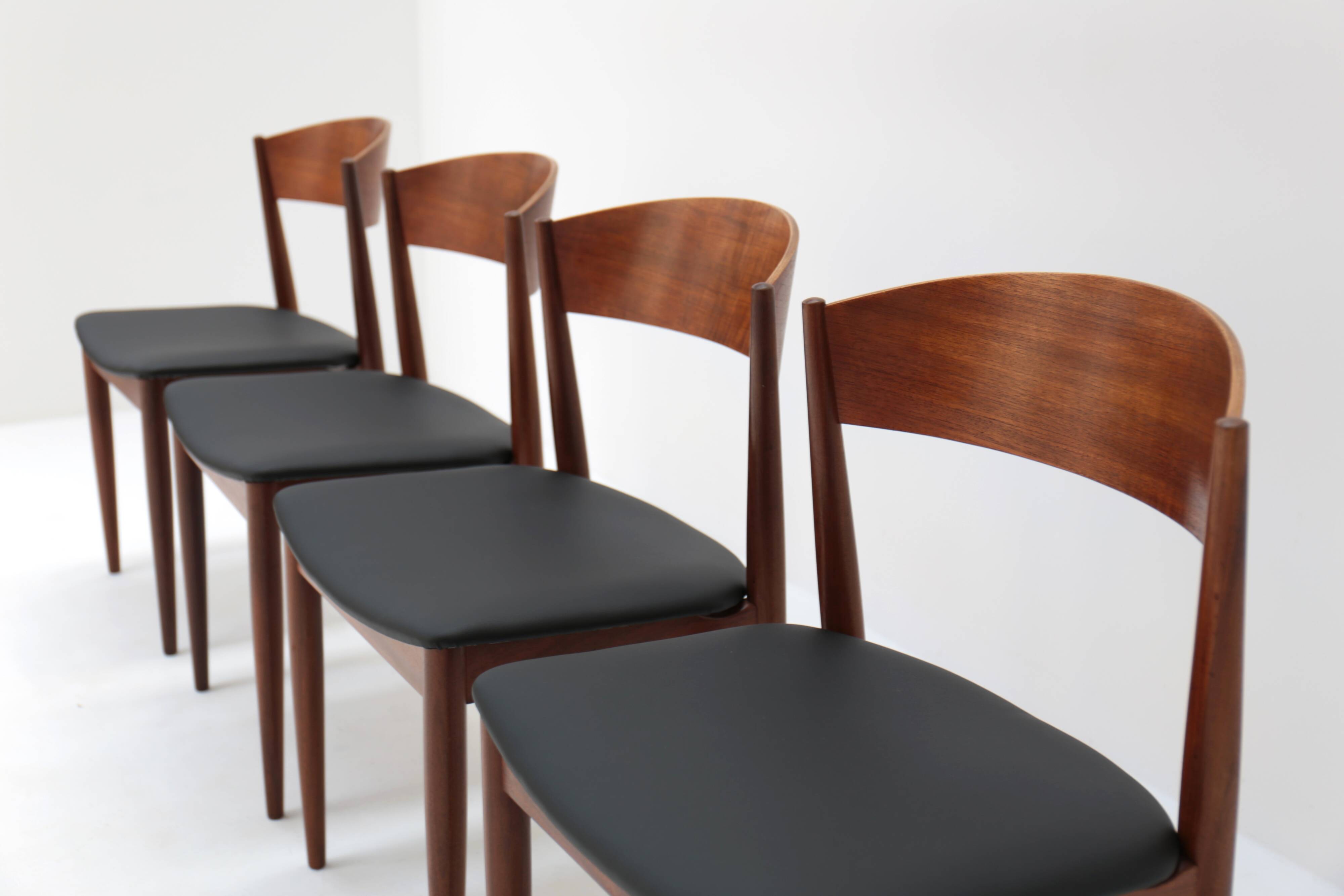 Set of 4 Danish chairs Jydsk Mobelindustri, 1960s