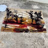 Tapisserie sérigraphie d’Aubusson Crépuscule de Gemmanick