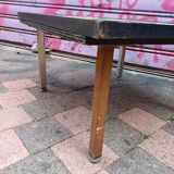 Vallauris style ceramic square coffee table