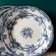 Set de 3 assiettes anciennes motifs bleus modèle Céres
