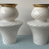 Paire de lampes champignon Murano