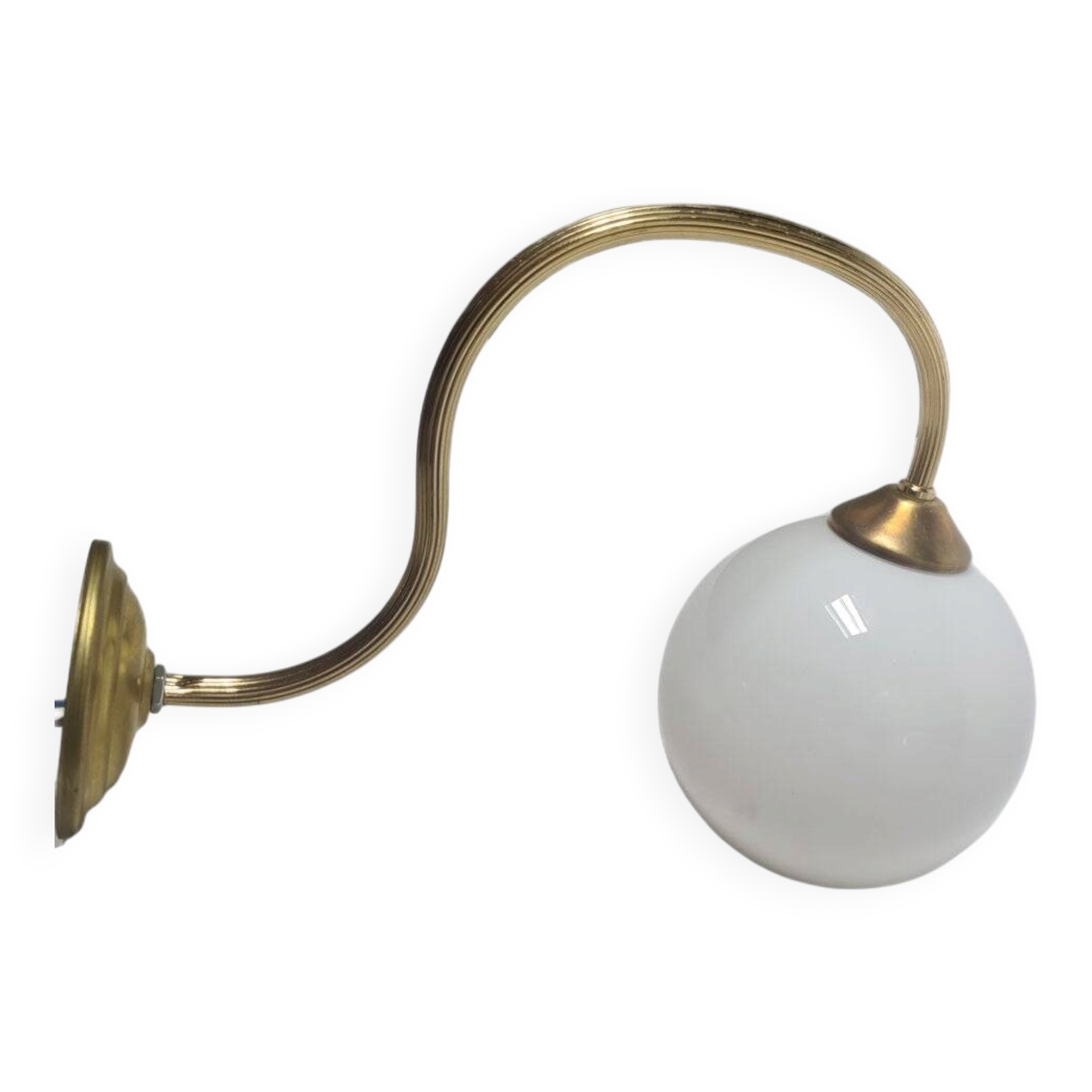 Vintage Art Deco wall lamp, Poland, 1950s