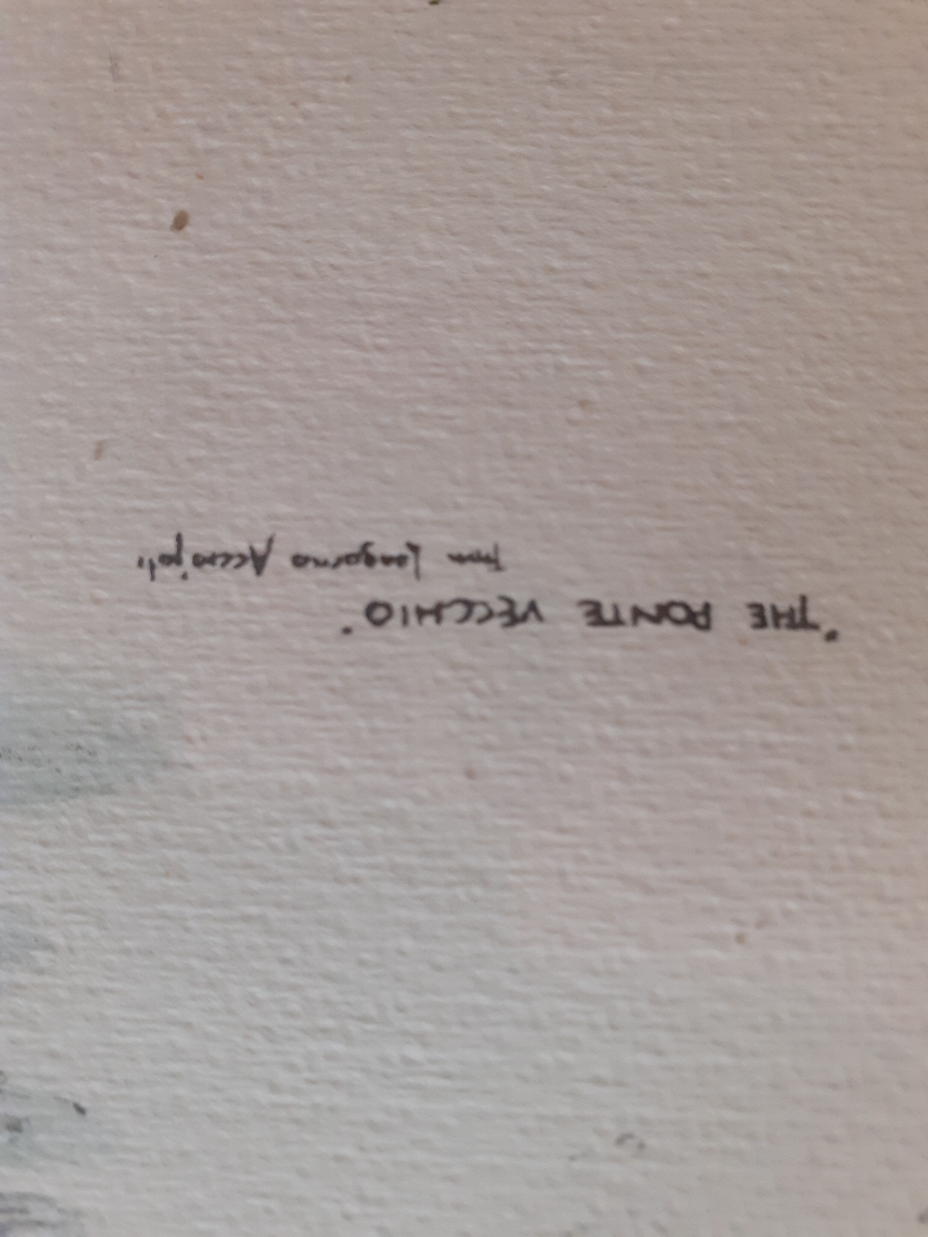 Duo of drawings Florence Italy