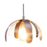 Chromium modernist ceiling light around 1970 France