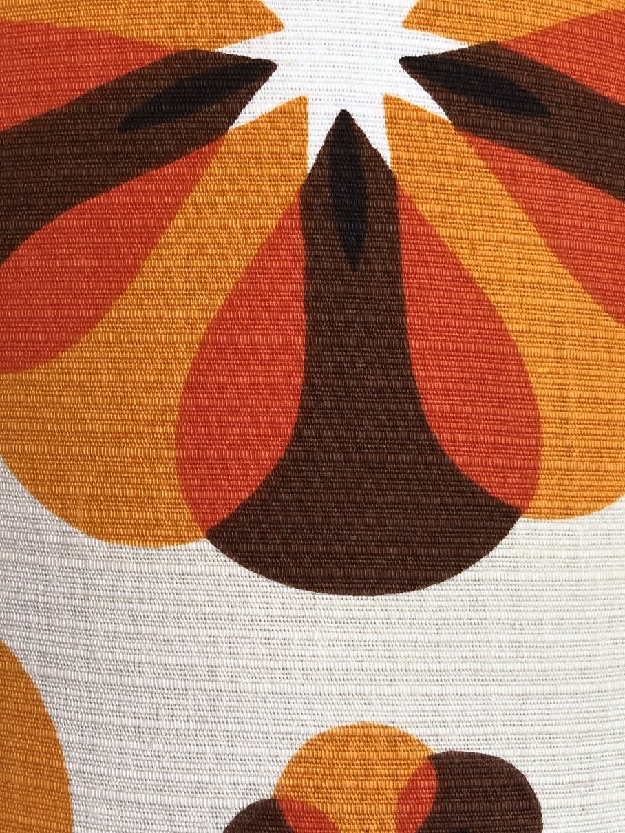 Lampshade Carrousel H60 D26 - vintage fabric 70's