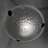 Lustre Art Déco en verre Muller