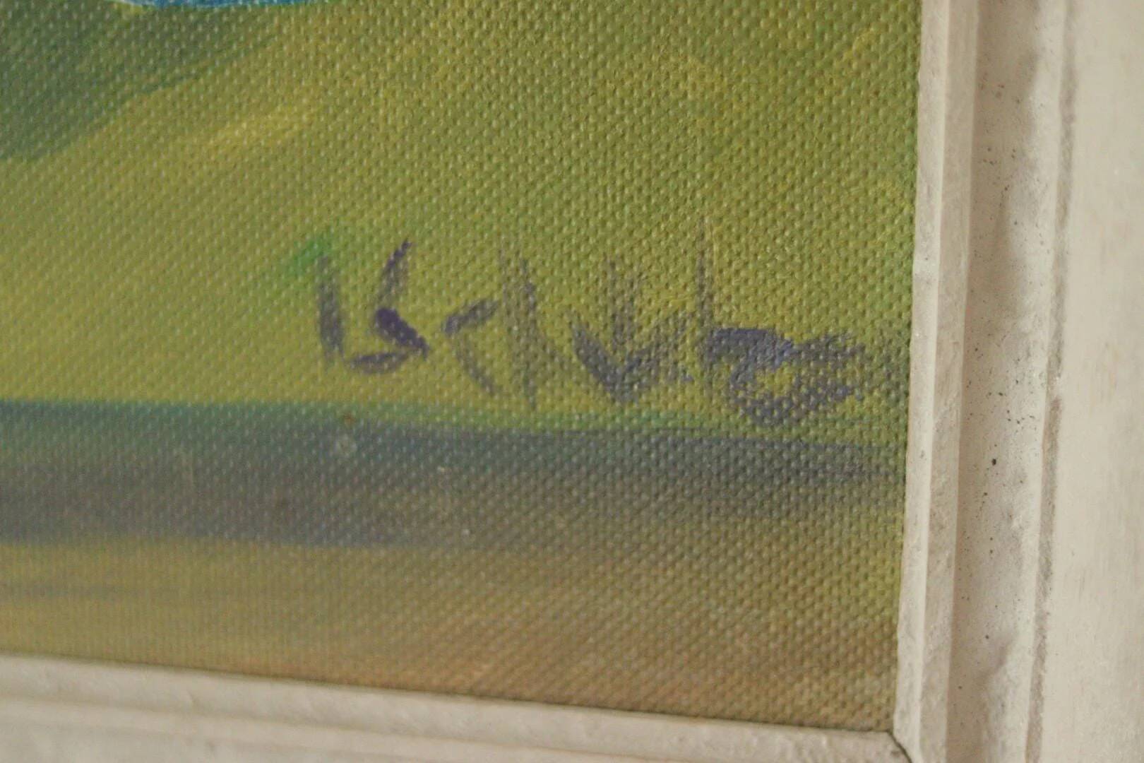 Still life: Fruits and yellow flower (attributed to Schultzer)