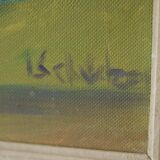 Still life: Fruits and yellow flower (attributed to Schultzer)