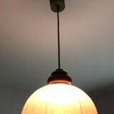 Vintage glass pendant light