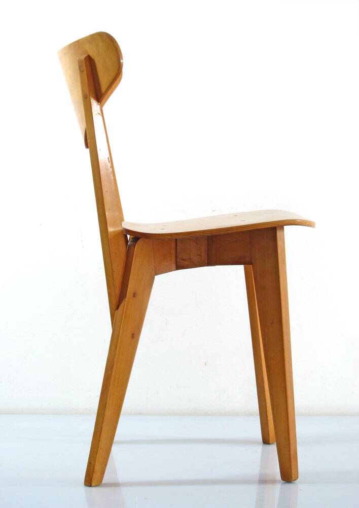 Hein Stolle chairs vintage plywood 1940s