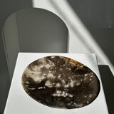 Dish in petrified wood