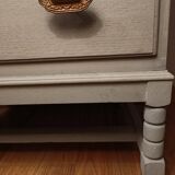 Commode bois patinée