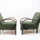 Bentwood armchairs by Jindřich Halabala for UP Závody, 1950´s