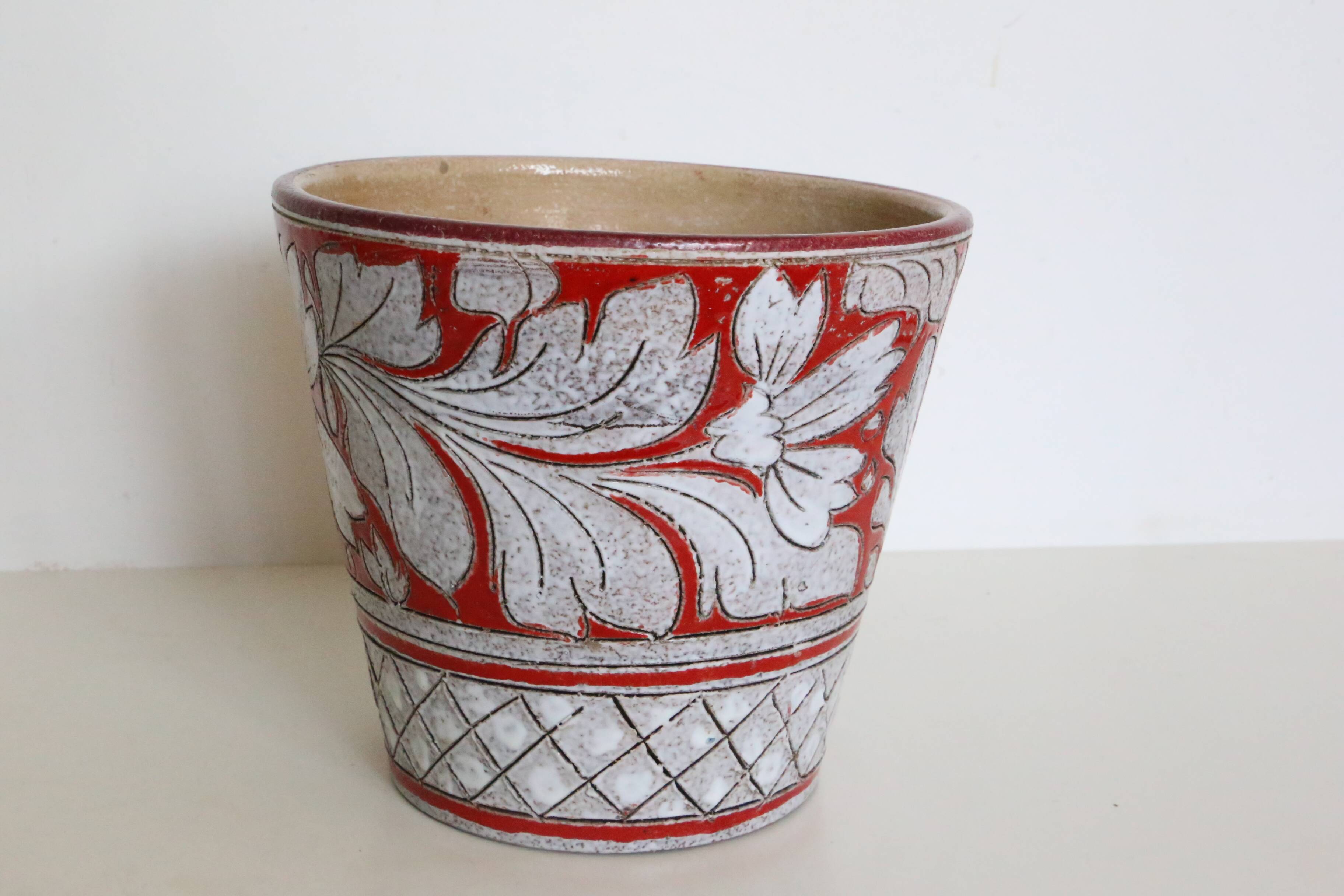 Italian ceramic planter by Fratelli Fanciullacci, circa 1950/60 /