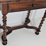 Marked writing table with 1 drawer