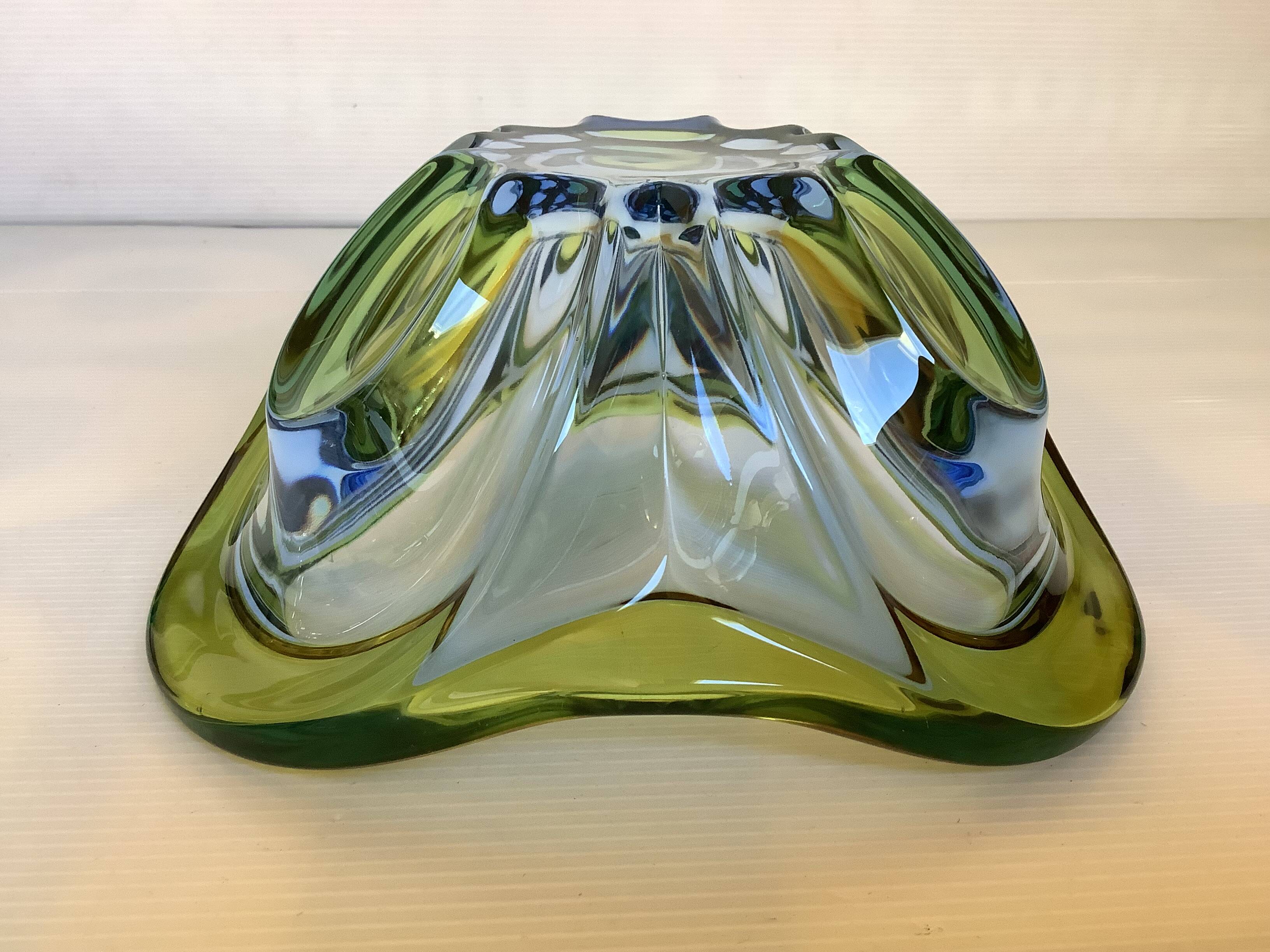 Murano two-tone cut pocket tray