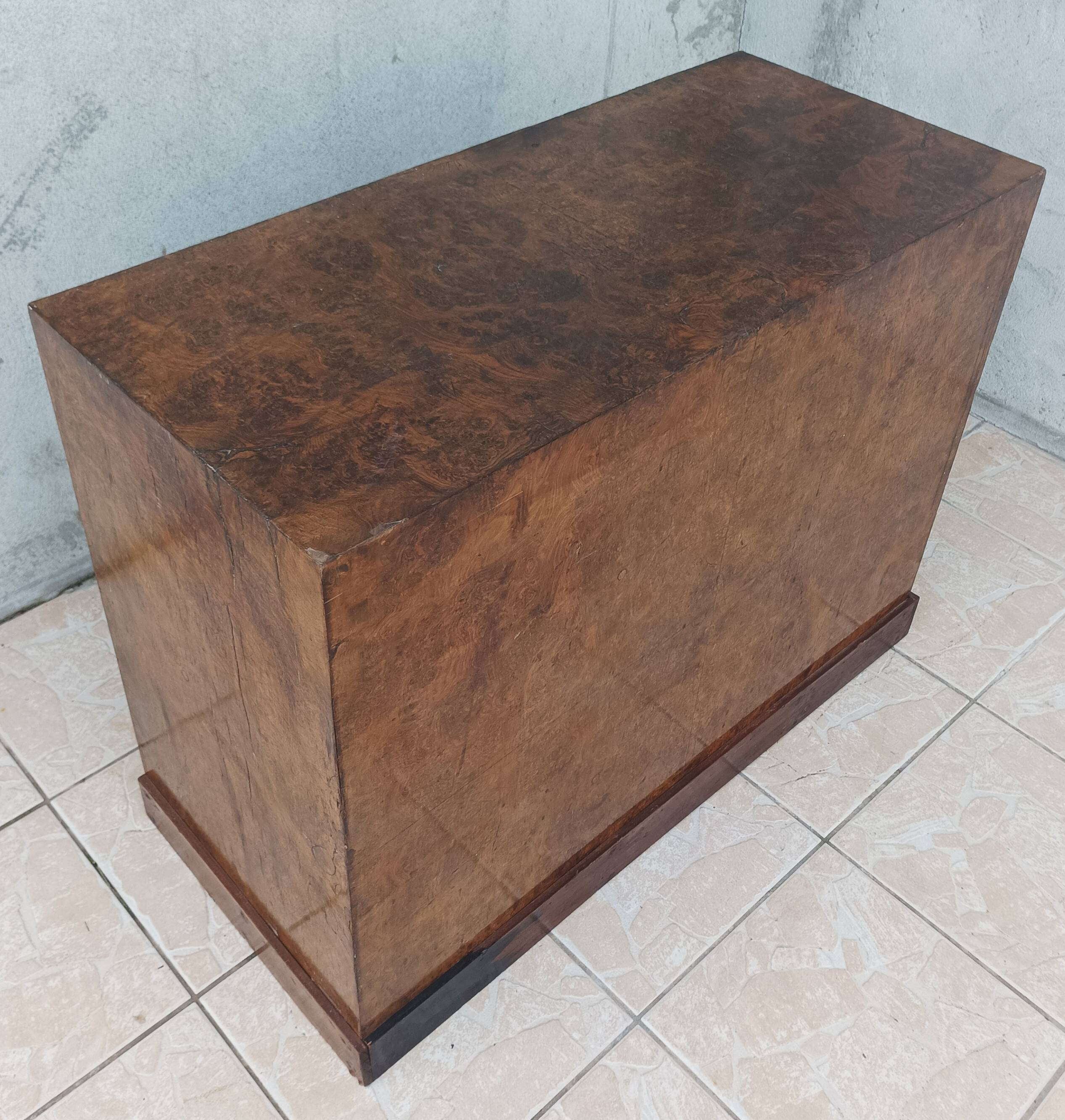 Meuble de métier 10 tiroirs en noyer