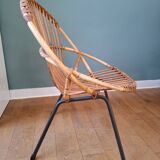Rattan armchair