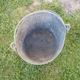 Zinc coal bucket