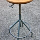 Industrial shop stool