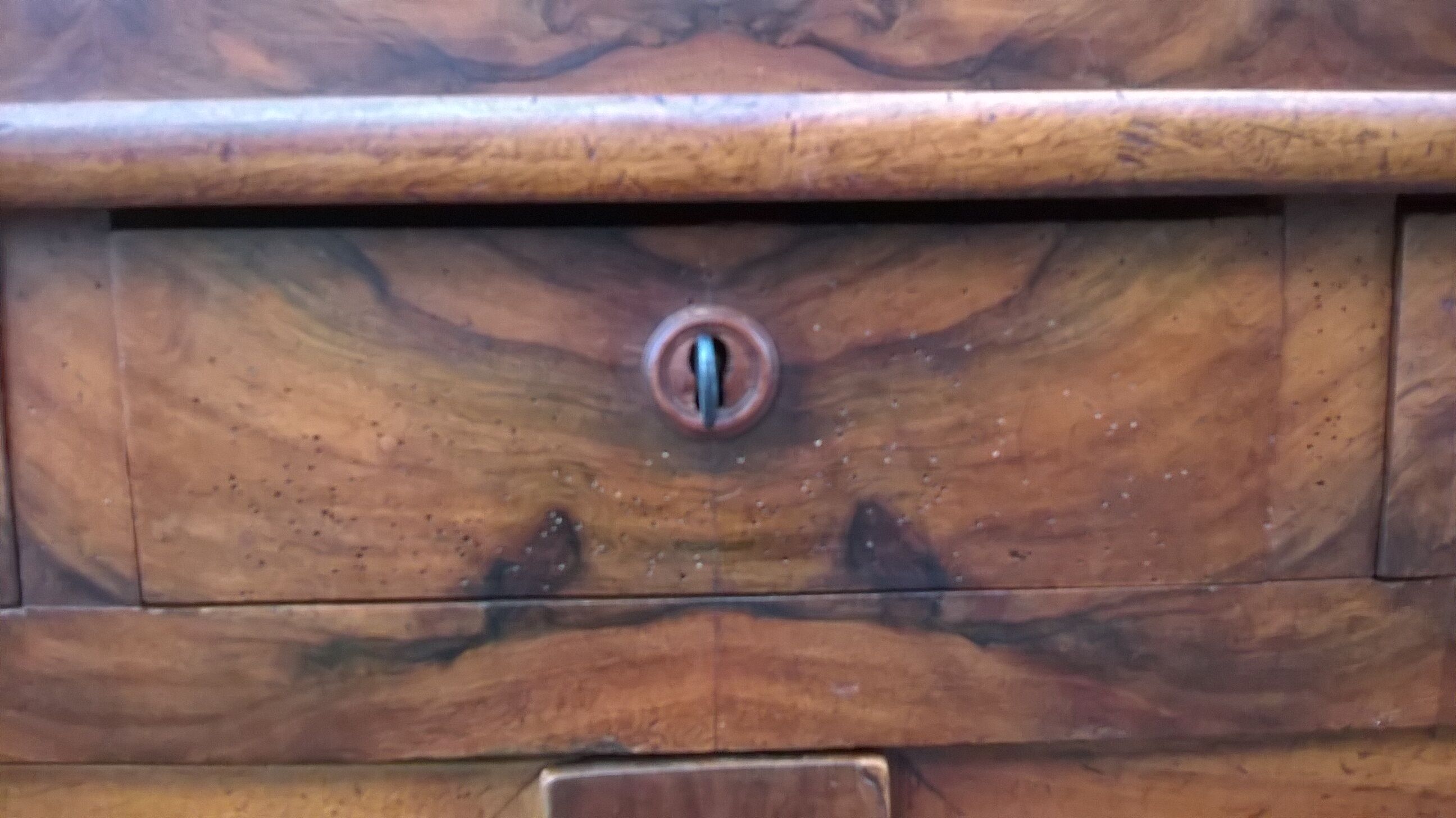 Old buffet two period walnut Empire bodies