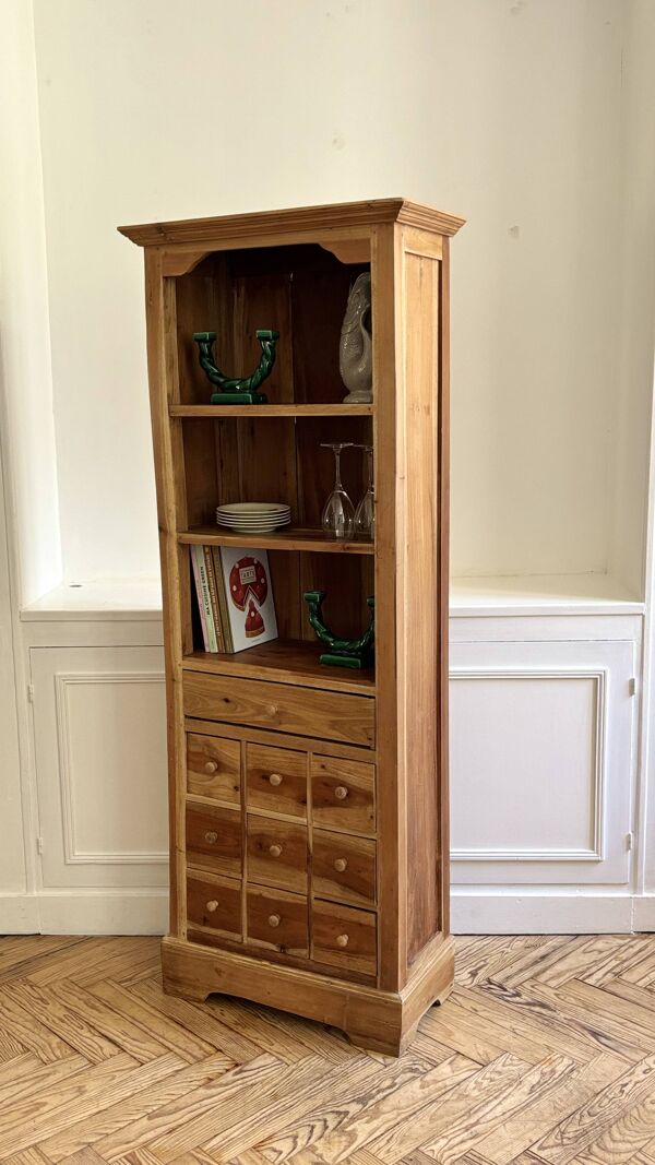 Buffet / Bibliothèque / Vaisselier en bois massif