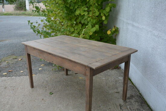 Solid oak farm table