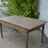 Solid oak farm table