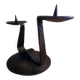Brutalist hammered candlestick 1960