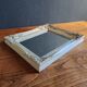Vintage Rectangular Wall Mirror – Carved Solid Wood Frame