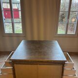 Old wooden workshop furniture – tabletop