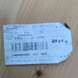 Handmade round wool Persian rug 185cm