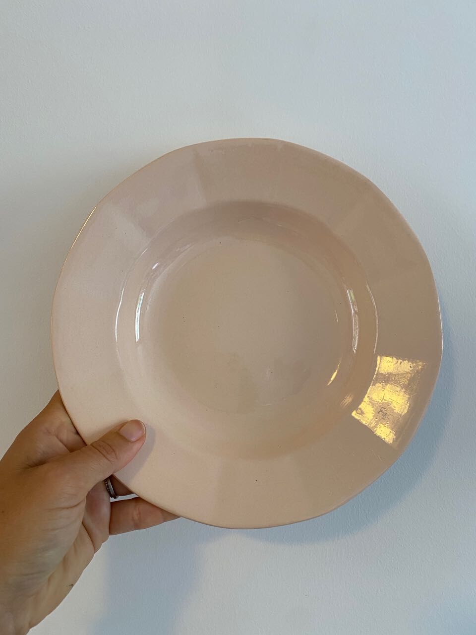 Service of powder pink hollow plates