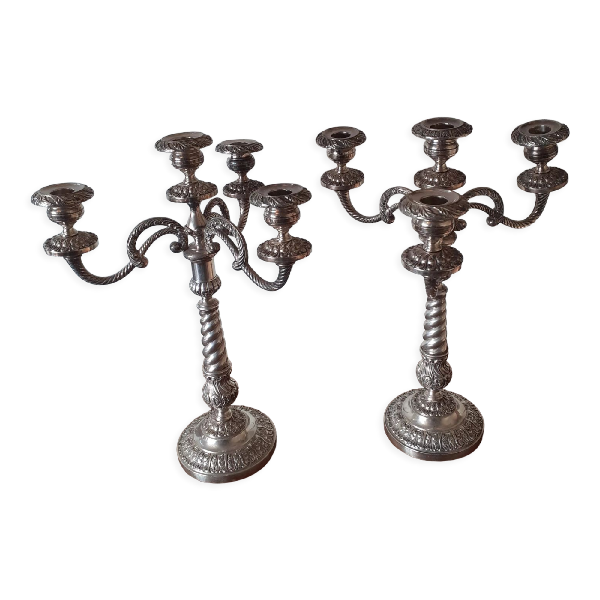 Paire de candélabres