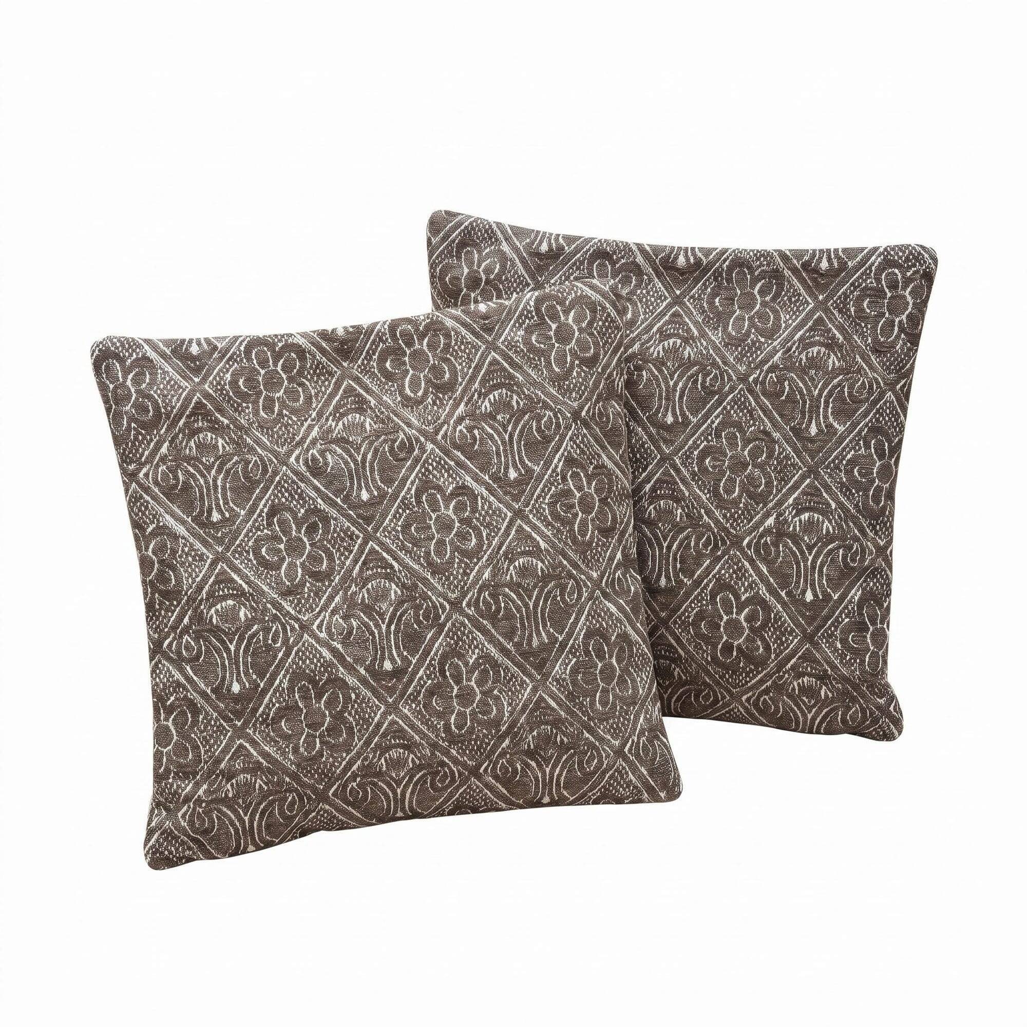 Set of 2 vintage kilim cushion covers 61x61 cm