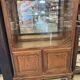Display cabinet with 2 sliding doors