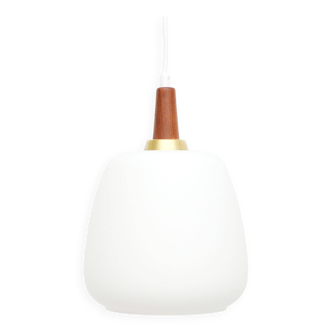 White japandi lamp, Denmark 60's