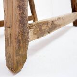 Rustic side table with drawer