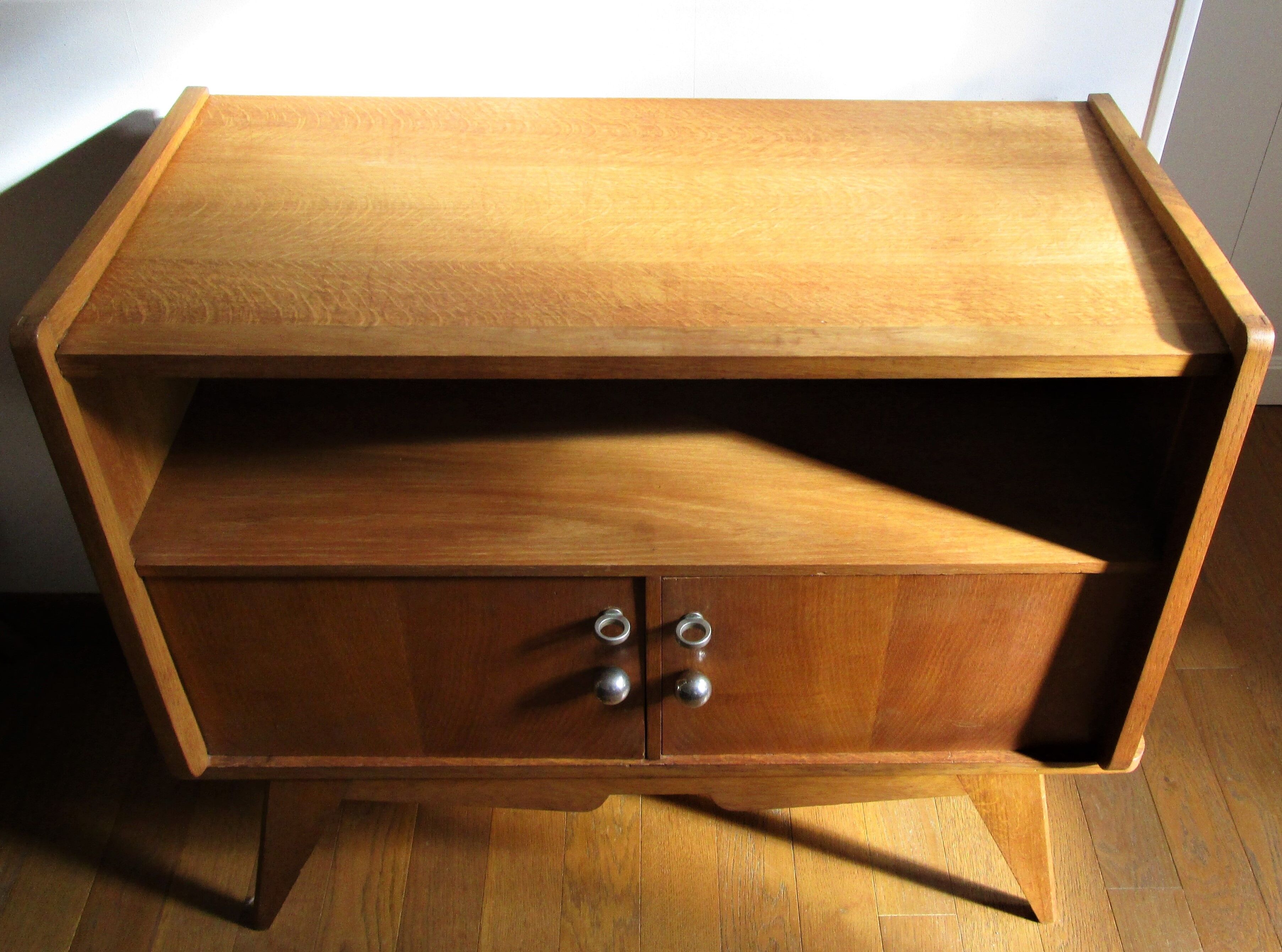 Buffet oak feet compas vintage 60s