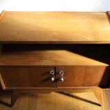 Buffet oak feet compas vintage 60s