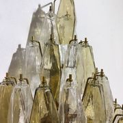 Pair of Murano Glass "Poliedri" Wall Sconces by Carlo Scarpa for Venini, 19
