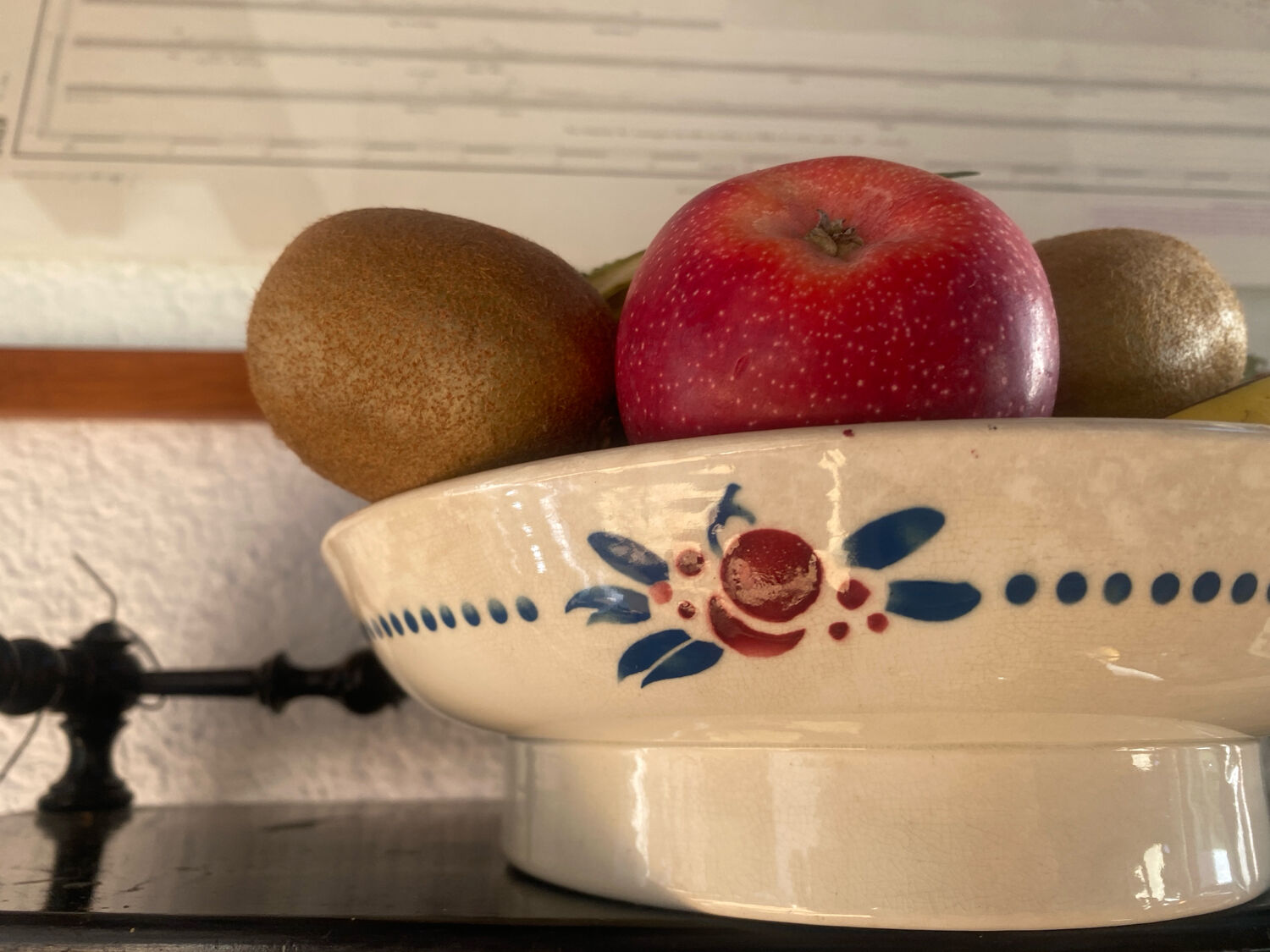 Badonviller ceramic fruit bowl