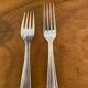 6 large vintage silver plated forks from the 1960s