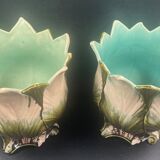Pair of slip tripod pot covers -