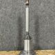 Lamp base in brushed metal and silver metal from the 1930s-1940s