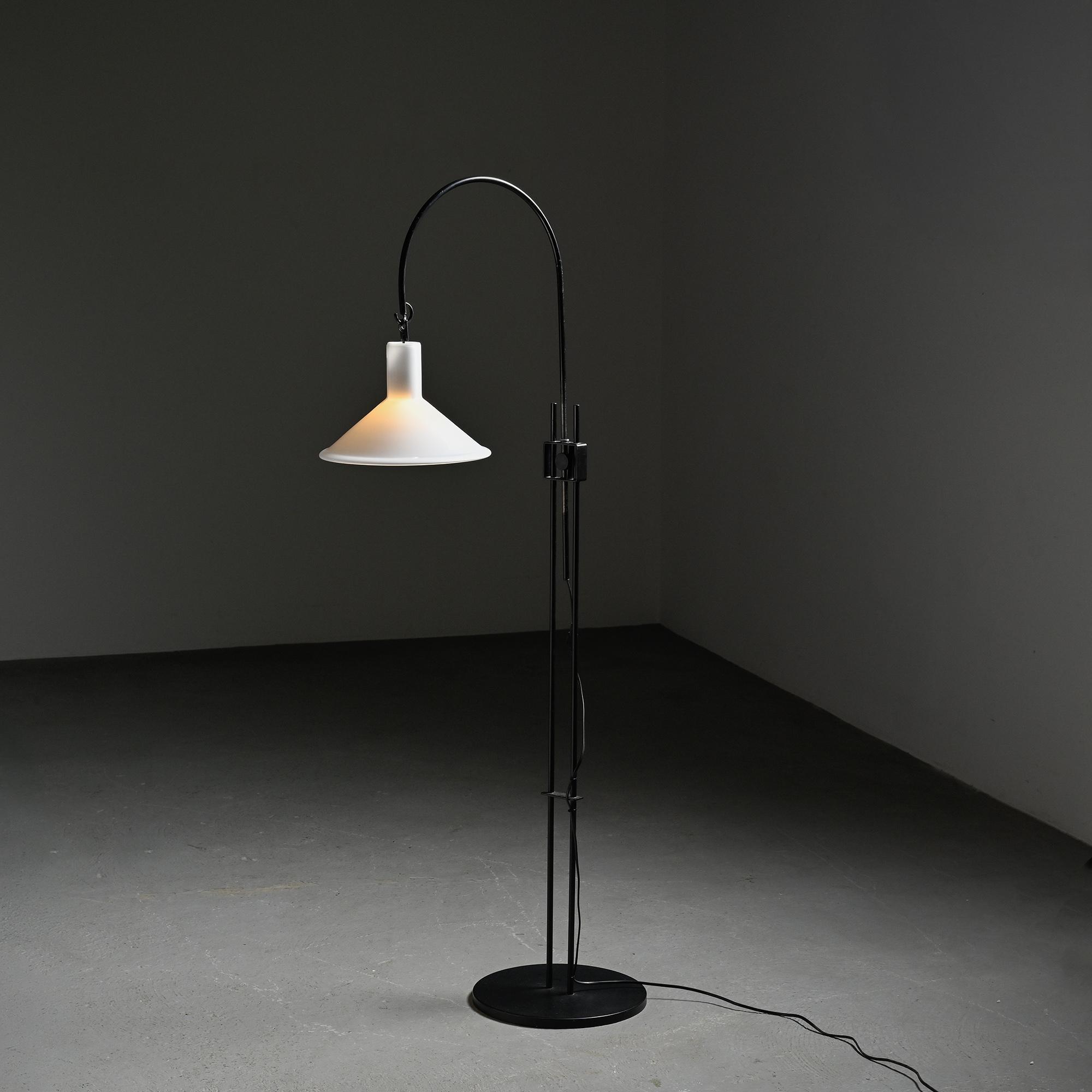 Floor lamp by Michaël Bang, Holmegaard, Denmark, circa 1970