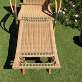 Rattan lounge chair called “Grand-Mère”