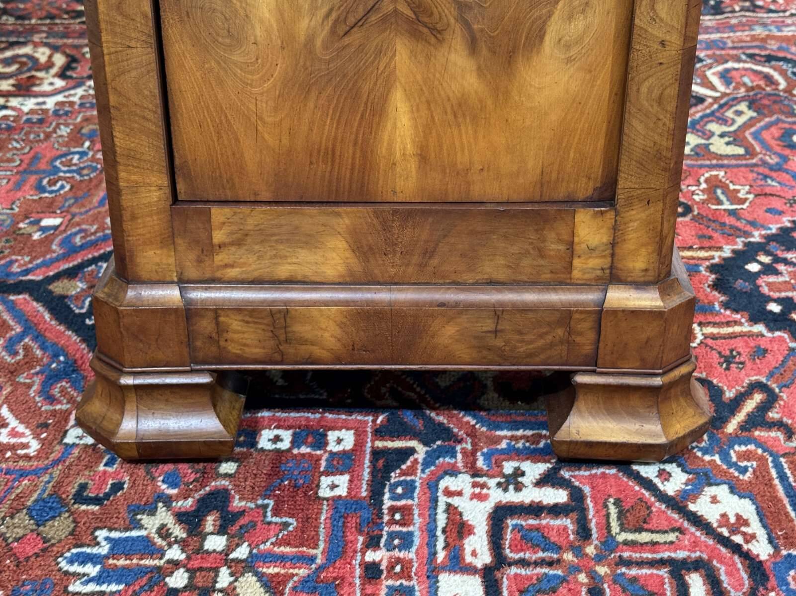 Louis Philippe bedside table from the 19th century in cherry wood.