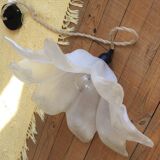Large glass "flower" pendant light