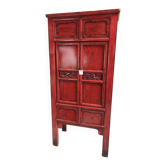 Armoire chinoise rouge antique